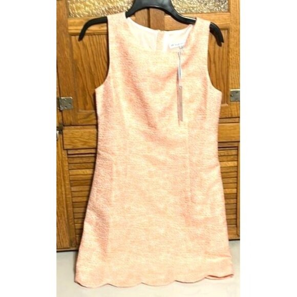Southern Tide Sleeveless Peach Textured Dress Size 4 - Picture 1 of 8